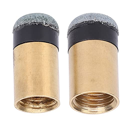 VGEBY Puntas de Taco de Billar para Billar, reemplazos de Puntas de Taco de Billar con Casquillos de Palo de Taco 10 Piezas 12 mm / 13 mm