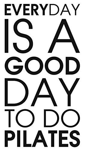 Everyday is a good day to do pilates - Crossfit Workout Gym Fitness Motivation Quote wall vinyl decals stickers Art Decor DIY by spb87 Cover