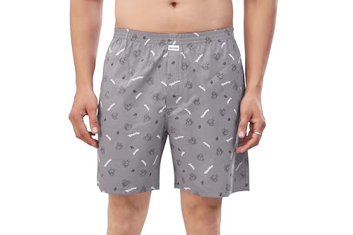 Image of Nermosa Men's Pure Cotton Printed Boxer Shorts - Soft, Breathable, All-Day Comfort (Pack of 3) | Boxers |