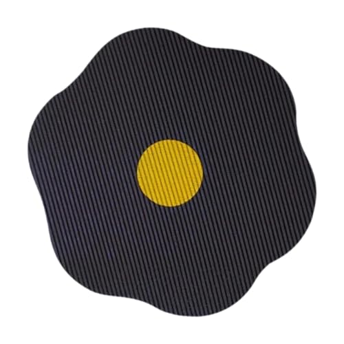 Fonowx キャットスクラッチマットのおもちゃカーペットドア家庭用カウチペット用品壁の床張られた花のスクラッチパッドスクラッカーパッド, 黒