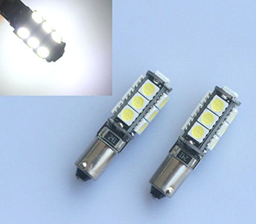 2x LED BA9S T4 W 5 SMD CANBUS SIDELIGHT PARKING LIGHT BULB 6000 K Pure White 12 V DC