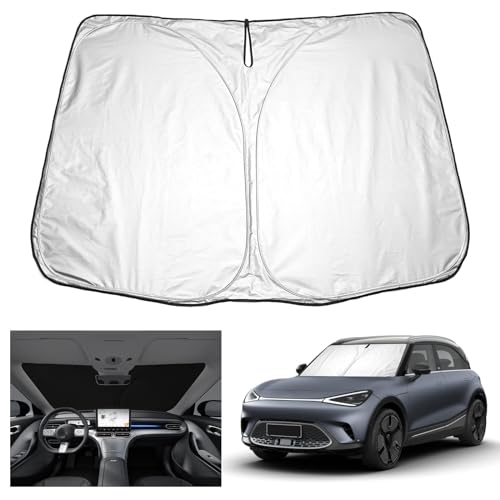 Protezione UV: compatibile con Smart 1 2023 2024, impedisce alla tua auto di riscaldarsi a temperature simili a sauna.