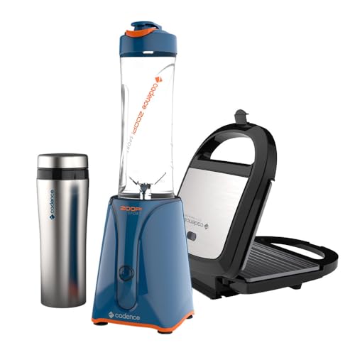 Kit Blender Zoop Sport Inox e Sanduicheira Prime Cadence -