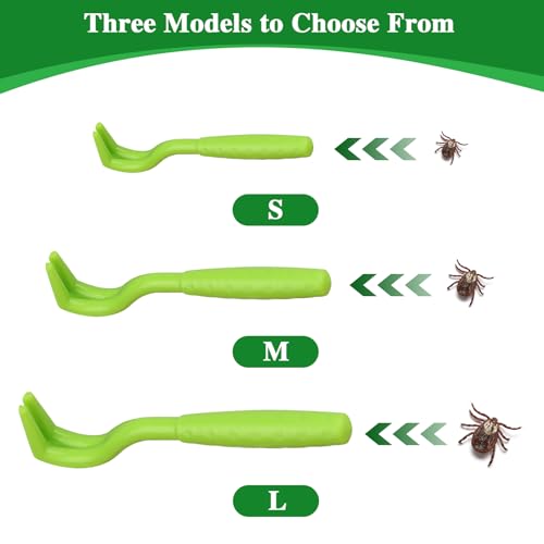 KEWUZY Zeckenzange Zeckenhaken Zeckenentferner, 3er Set Zeckenhaken Und 1er Set Zeckenpinzetten, Zeckenzange Bieten Menschen Und Tieren Eine Einfache, Bequeme Und Sichere
