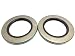 (Pack of 2) WPS Trailer Hub Wheel Grease Seal 10-10 (21333TB) for 5200-7000# Axles 2.125'' X 3.376''