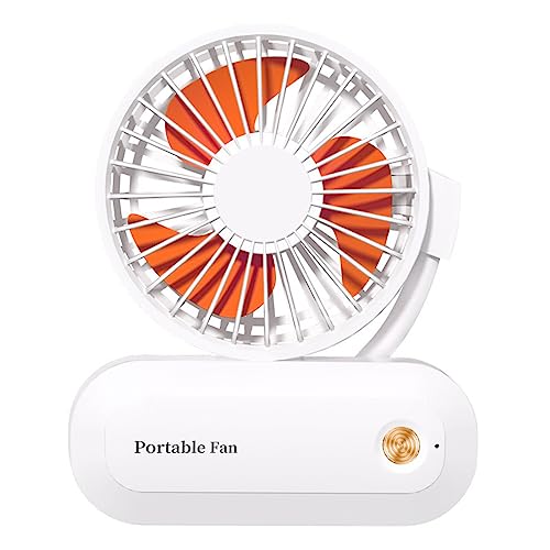 Oxtxuzdm Ventilador plegable ajustable de 3 velocidades, eléctrico, portátil, pequeño enfriador de aire, originalidad, para el hogar, silencioso, funcionamiento, fácil de limpiar, sin escobillas