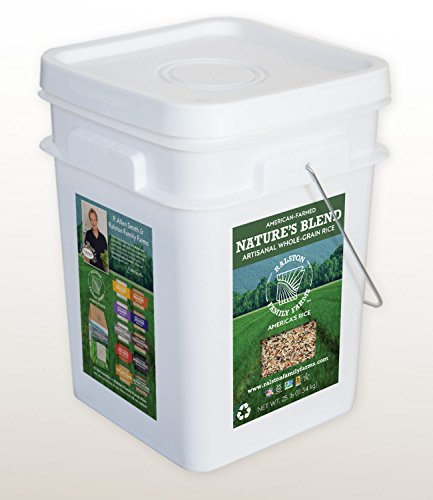 Ralston Family Farms Artisanal Nature's Blend Rice, 25 lb Bucket, American Grown, Non-GMO, Naturally Gluten Free