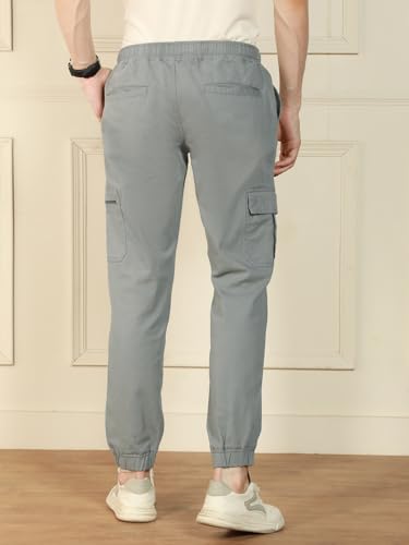 Image of Dennis Lingo Men's | Solid | Mid Rise | Relaxed Fit | Cargo Joggers