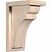 Ekena Millwork COR06X08X12YOR01SDF 5 1/2"W x 8"D x 12"H Yorktown Smooth Corbel w/Backplate, Douglas Fir