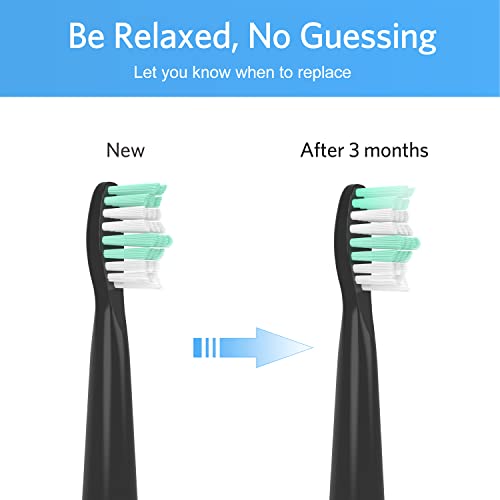 10 Pack Replacement Heads Compatible With Fairywill Toothbrush Heads Electric Handles Fw-507/508/551/D1/D3/D7/D8/Fw908/Fw910/917/949/958/959/Fw610/Fw659/Fw719 #TOP5