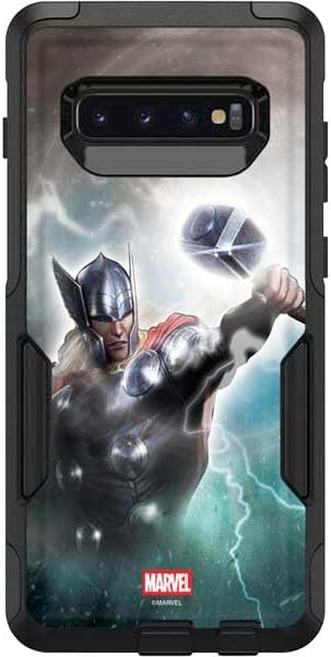 Skinit Decal Phone Skin Compatible with OtterBox Commuter Galaxy S10 Plus - Officially Licensed Marvel Thor Mighty Thor Design