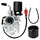 GEARMONSTER Vergaser 17.5mm Carburetor CPI, 50 cc 2-Takt-Roller mit 1P40QM / B Motor, Kompatibel mit Peugeot Speedfight 1 und 2, Honda 50
