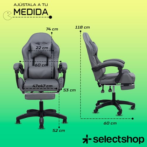 La Mejor Lista de Sillas con reposapiés al mejor precio. 21 Imagen adicional