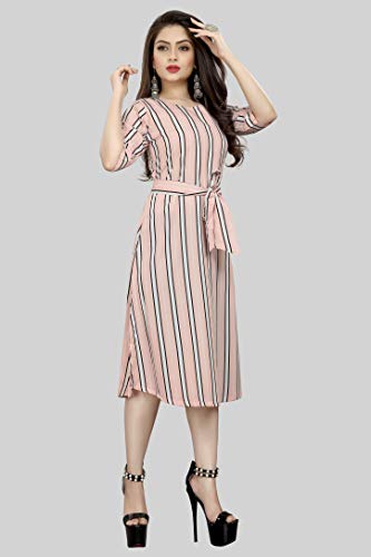 Image of AA Creation Women's Fit And Flare Knee Length Dress