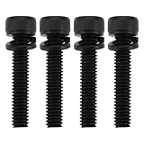 AS Axis Spindleon 4 Stück M4 x 25 mm Roller externe Batterie Befestigungsschrauben mit Unterlegscheiben kompatibel mit Segway ES1 ES2 ES4