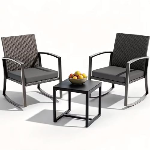 Rocking Patio Bistro Set for Outdoor Spaces