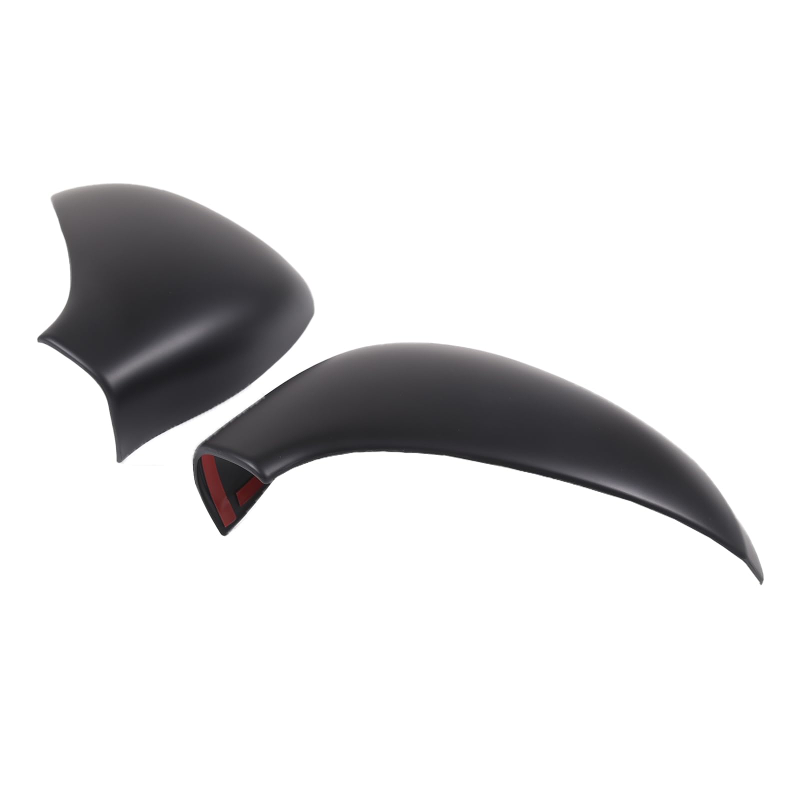 Cubierta de Espejo Retrovisor Lateral de Coche de Plástico ABS, Tapa de Adorno para Peugeot 207 308 2006-2014, Accesorios Exteriores (Negro Mate)