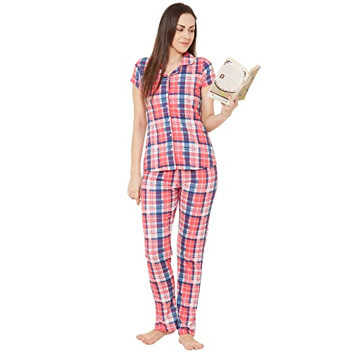 Image of Sweet Dreams Women's Cotton Printed Night Suit Set