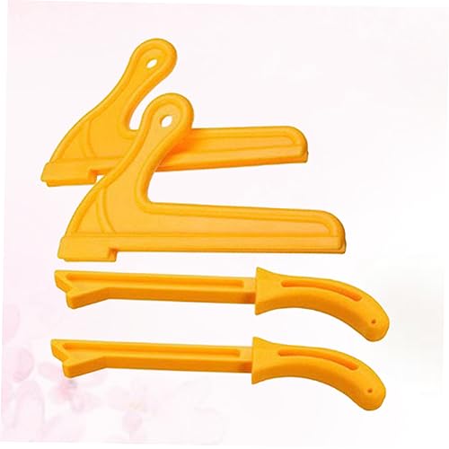 SEWOART 4pcs Wood Push Stick Set for Woodworking Tools Carpentry Push Block Safety Hand Protection Ergonomic Handle Design Jointers Woodworking Tools