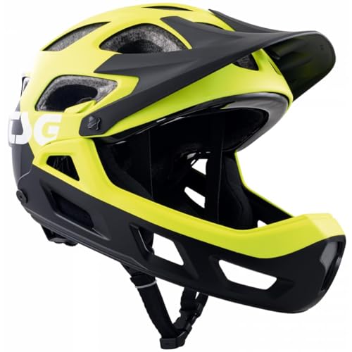 Casco downhill TSG Seek FR para niños con mentonera desmontable y ventilación activa en descenso