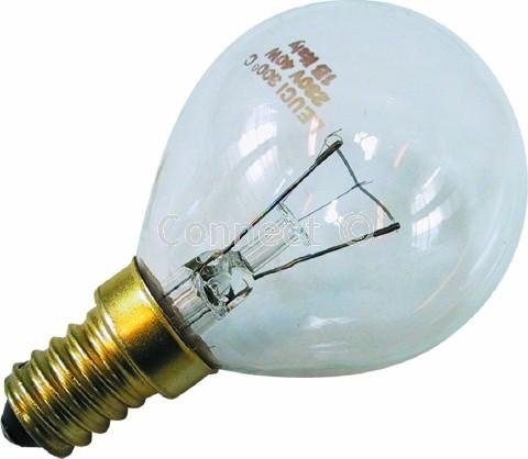 WELLCO 40W SES (E14) Round Appliance Lamp