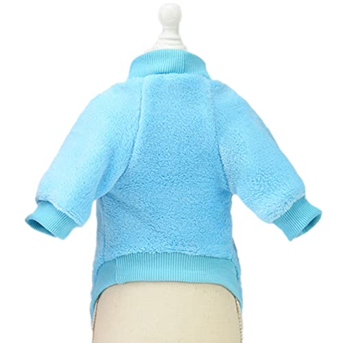 Image of Dog Sweaters for Small Dogs, Soft Fleece Puppy Clothes, Warm Winter Coat