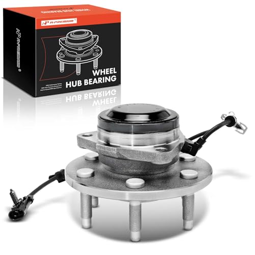 A-Premium 2WD Front Wheel Bearing and Hub Assembly with ABS & 6-Lug Compatible with Chevrolet & GMC & Cadillac - 1999-2013 - Silverado 1500