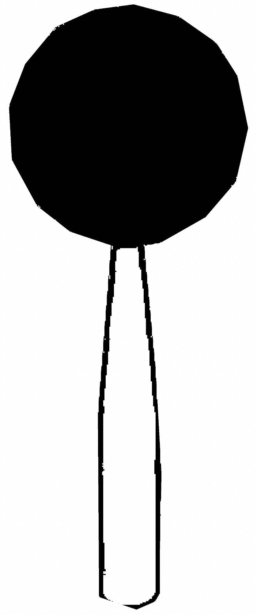 Norton Medium Vitrified Mounted Point, 1/4