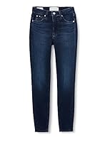 Calvin Klein Jeans Women's High Rise Super Skinny Ankle Jeans, Denim Dark, 28 NI