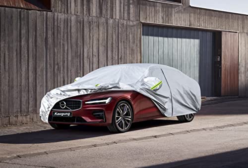 Image of Kaugung 6 Layers Car Cover Custom Fit Volvo S60 from 2000 to 2025, Waterproof All Weather Resistant Outdoor Indoor Sun Rain Dust Snow Protection.(USA Warehouse,Within 3-7 Days)