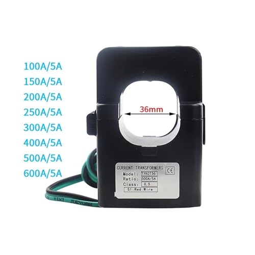Transformateur de courant à noyau divisé KCT-36 de 250A avec sortie 5A