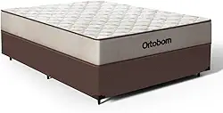 Cama Box com Colchão de Espuma D60 Ortobom Force Dream (Marrom, Casal)