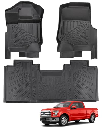 LASFIT Floor Mats Review: Perfect Fit for F-150 10 DiffCar® for Ford F150 Floor Mats Super Cab/Extended Cab 2015-2025