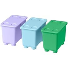 IKEA  ok Renkli Gard rop D zenleyici, 17x10 cm, Lila-Mavi-Ye il, Saklama Kutusu Seti