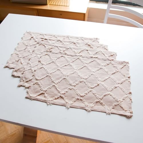 Set de table antidérapant au motif losange pour vos repas - 8