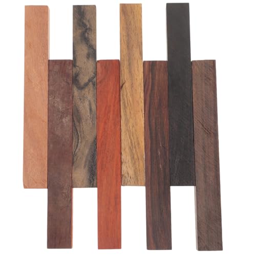 AUTSUPPL Wooden Pen Blanks 8Pcs DIY Exotic Wood Turning Kit for Craft Projects Lightweight Rotating Design for Easy Carving