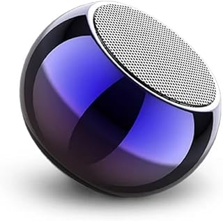 EDNITA jbl Ultra Mini Wireless Bluetooth Speaker with Heavy Metal Electroplating Round Speaker | Wireless Power Button Controlled, Long Lasting Battery & Quick Charge Pack of 1 (Multicolor)