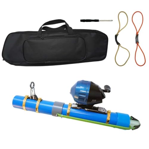 KingKatch 2026 Upgraded Portable Fishing Catapult Rod with Reel Durable & Lightweight Telescopic Lure & Bait Launcher for Saltwater & Freshwater Perfect for Kids & Adults