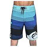 Ultra Knappe Badehosen Leichte Sommer Strand Shorts Badehose Herren Lang Hawaii Beachshorts Herren Badehosen Bedruckt Schwimmhose mit Kordelzug Herren Badeanzug Schnelltrocknend Boardshorts Beachwear