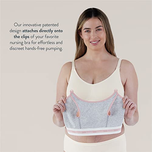 Bravado Designs Pumping Bra Hands Free | Clip and Pump | Pumping Accessory | S-XL