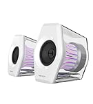 Edifier G2000 Pro Bluetooth Computer Speakers with 7.1 Virtual Surround Sound, RGB Lighting, USB/AUX Input Desktop Speakers, Ideal Gaming Desk Accessories for PC, PS5, Switch, Game Console (White)