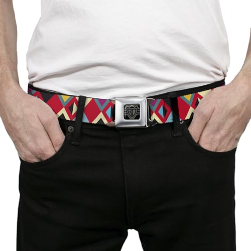 Cinturón de seguridad Geometric9 multicolor para personalizar el interior de tu coche clásico 3