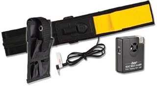 Secure Wheelchair Seat Belt Alarm Set for Fall Management and Wandering Prevention - Includes Quick Release Non Restraint Seat Belt, Patient Alarm Monitor, Holder and Batteries