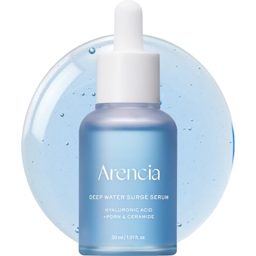 Arencia Deep Hydration Serum - Cica PDRN + Hyaluronic Acid + Ceramide Panthenol Smooths fine line for plump glass skin Korean Skincare 30ml 1.01 fl.oz