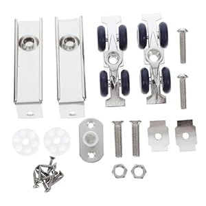 Doitool Schiebetürrollen Set 2 Sätze Möbelgleiter