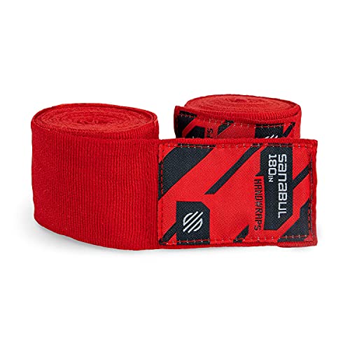 Image of Sanabul Elastic 180 inch Boxing Hand Wraps for Boxing Gloves Muay Thai Kickboxing MMA Wraps for Men & Women