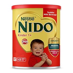 NIDO Kinder 1+ Toddler Powdered Milk – 56.4 Oz (3.52 LB)