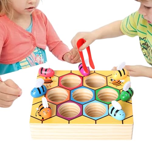 Piège à abeilles en bois : jeu éducatif de voyage intérieur et extérieur