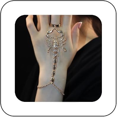 Hand Chain Bracelets Boho Butterfly Finger Ring Hand Harness Bracelets Dainty Open Band Ring Slave Bracelets Jewelry Accessories for Women