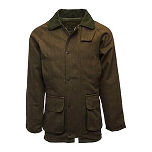 Walker & Hawkes – Heren Derby jas – schietjas – jagersjas – country jas – tweed – bruin – L